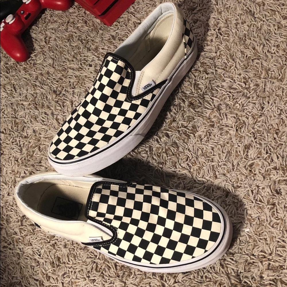 Checkerboard vans men’s size 11